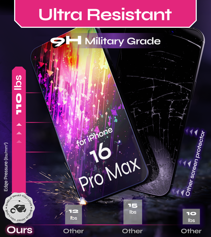 Defenslim iPhone 16 Pro Max Screen Protector [2-Pack] with Easy Auto-Align Install Kit
