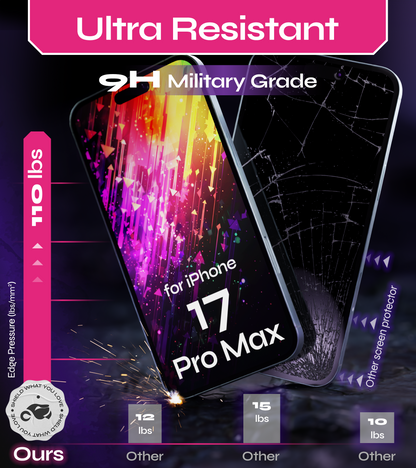 DefenSlim iPhone 17 Pro Max Screen Protector [2-Pack] with Easy Auto-Align Install Kit