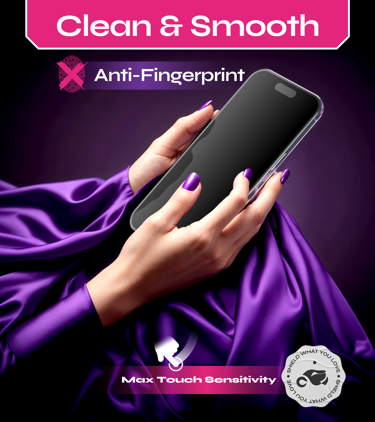 Defenslim iPhone AIR Screen Protector [2-Pack] with Easy Auto-Align Install Kit