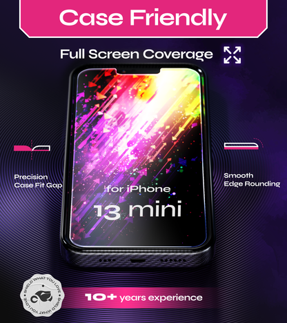 Defenslim iPhone 13 mini Screen Protector [2-Pack] with Easy Auto-Align Install Kit