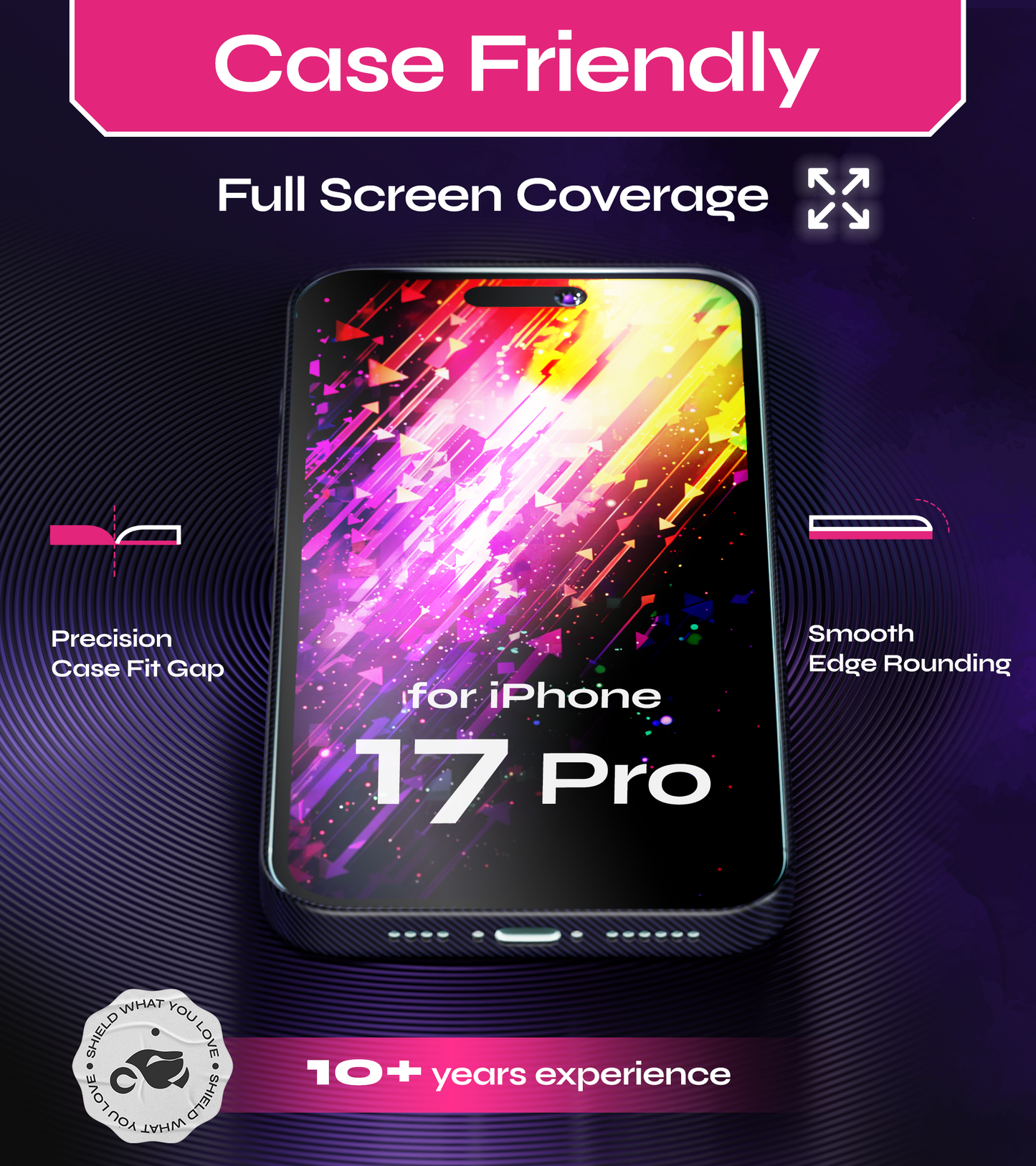 Defenslim iPhone 17 PRO Screen Protector [2-Pack] with Easy Auto-Align Install Kit