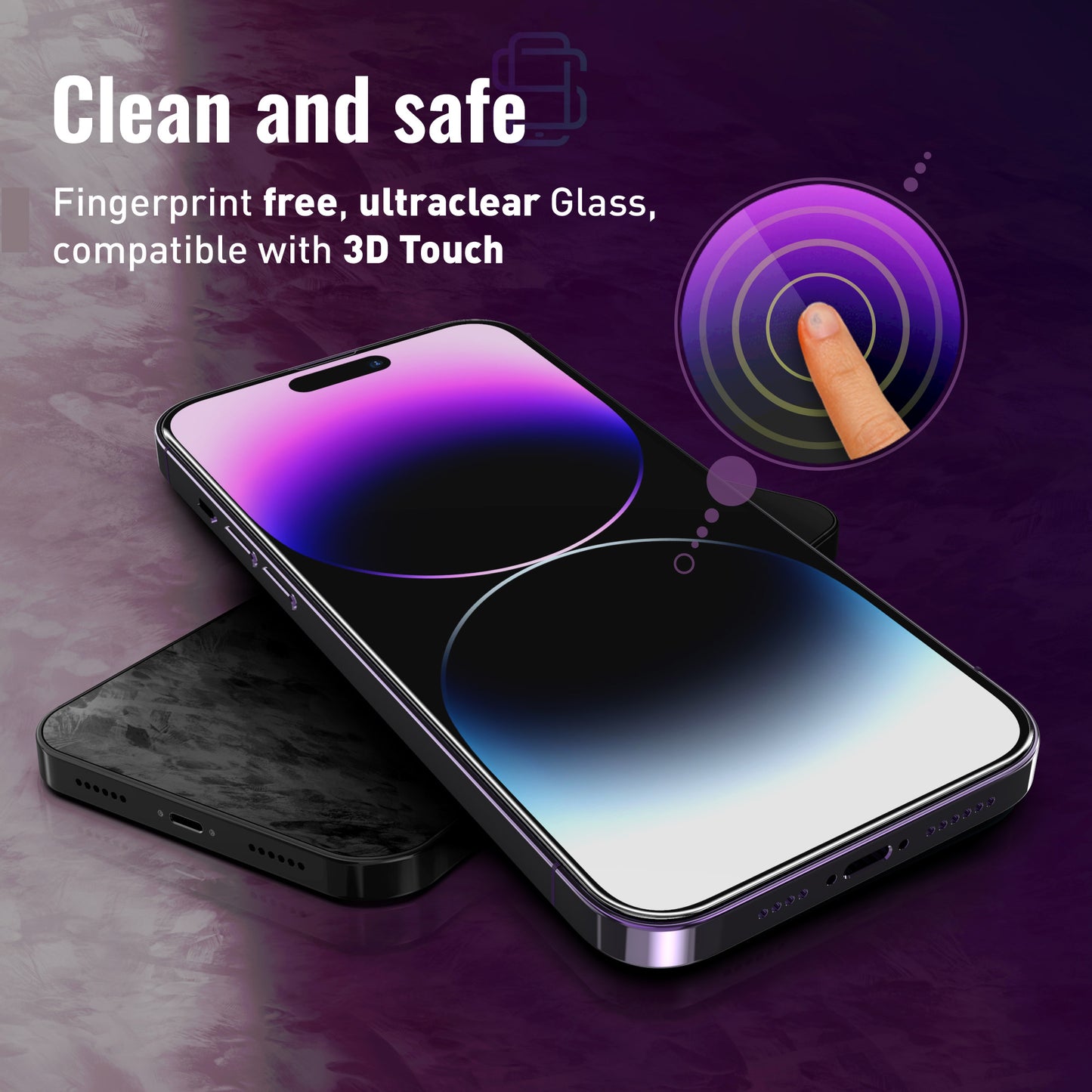 Defenslim iPhone 15 Pro Screen Protector [2-Pack] with Easy Auto-Align Install Kit