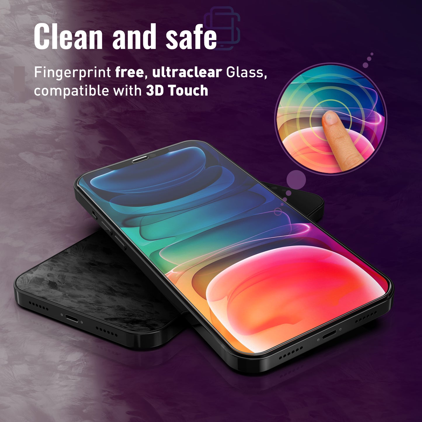 Defenslim iPhone 12 Pro Max Screen Protector [2-Pack] with Easy Auto-Align Install Kit
