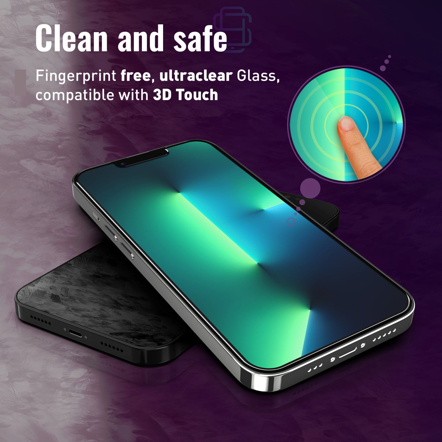 Defenslim iPhone 13 Pro Max Screen Protector [2-Pack] with Easy Auto-Align Install Kit