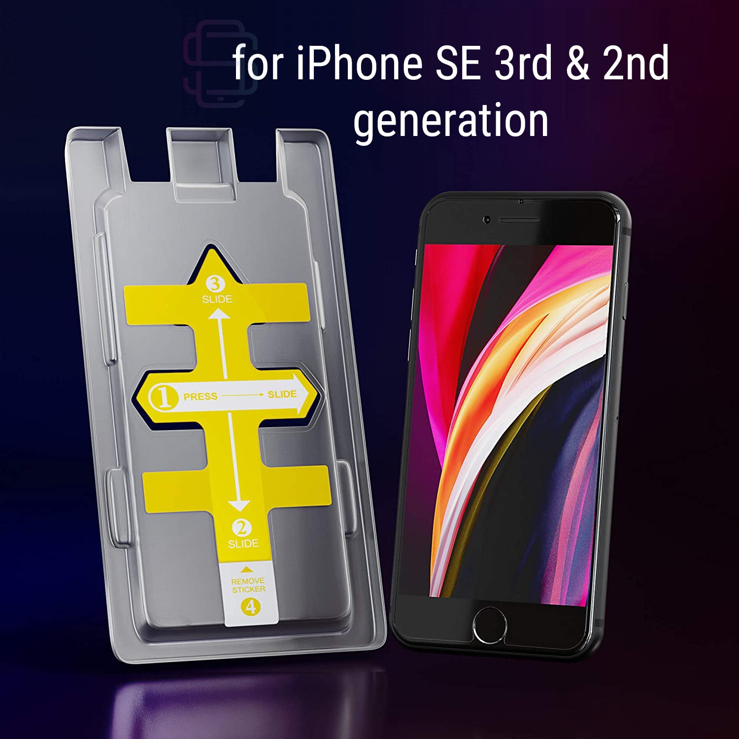 Defenslim iPhone SE 3 / SE 2 (2022/2020) Screen Protector [2-Pack] wit –  DefenSlim