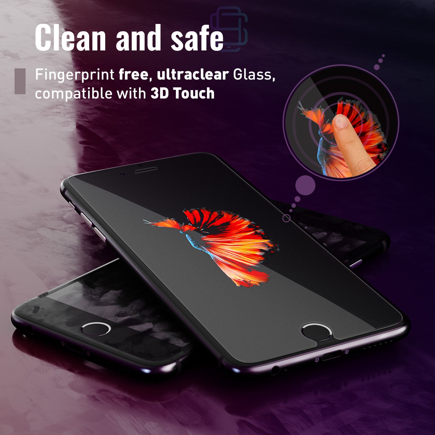 Defenslim iPhone 6s Screen Protector [2-Pack] with Easy Auto-Align Install Kit