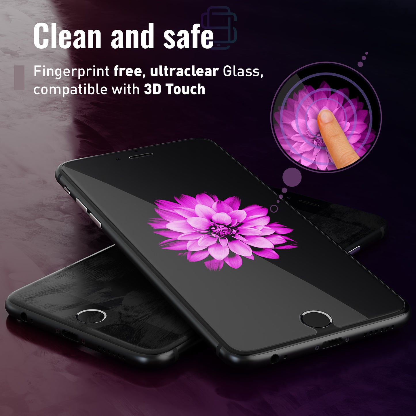 Defenslim iPhone 6s Plus Screen Protector [2-Pack] with Easy Auto-Align Install Kit