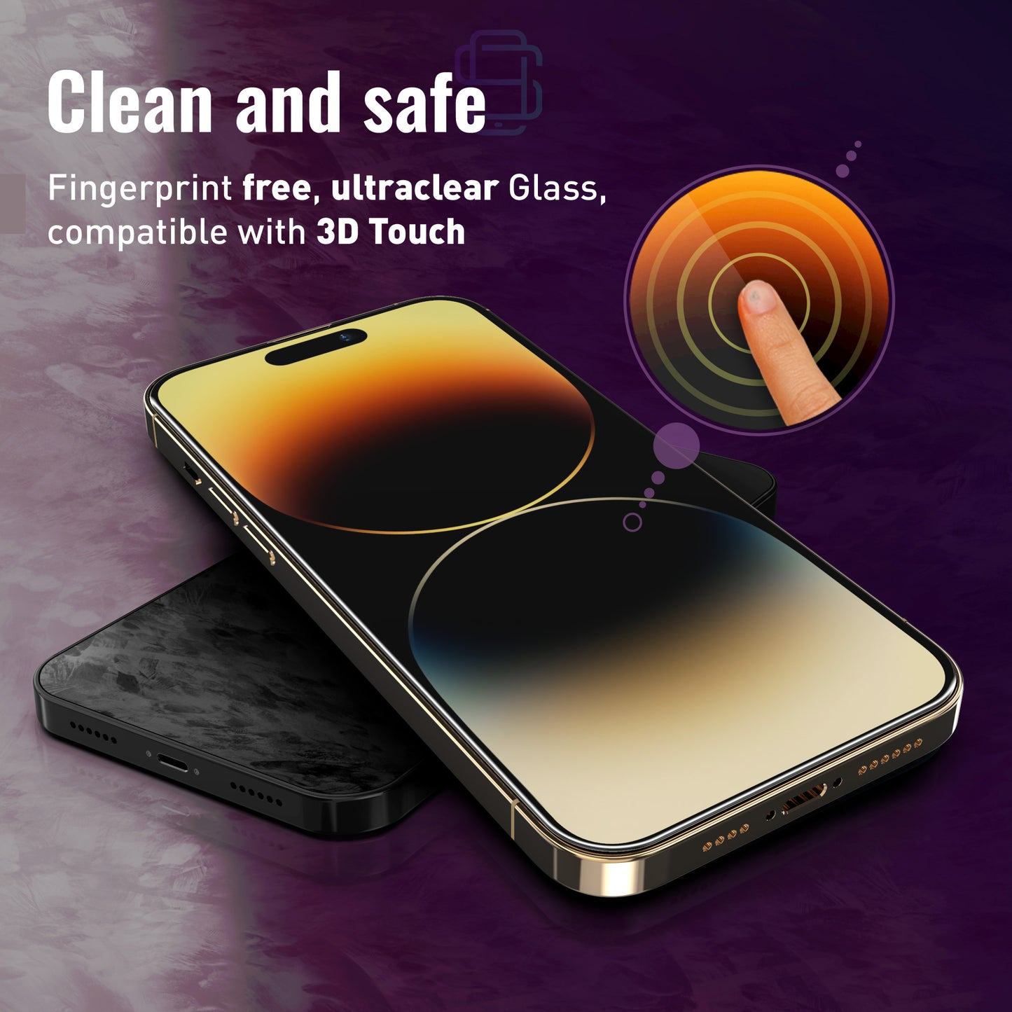 Defenslim iPhone 14 Pro Max Screen Protector [2-Pack] with Easy Auto-Align Install Kit